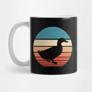 Duck Retro Sunset Mug